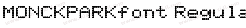 MONCKPARKfont Regular字体转换